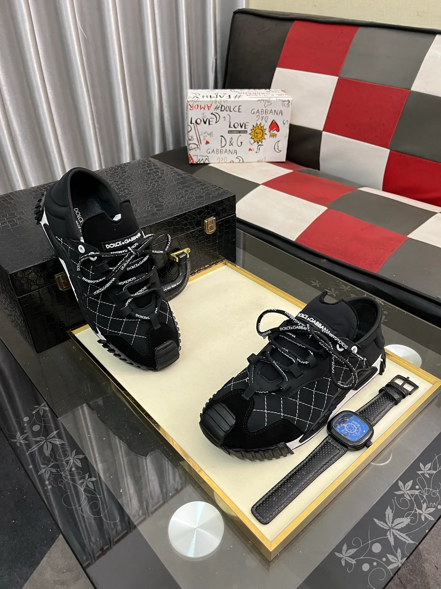 Men's men's shoes💰440⌚️⌚️【DG～】Couple casual shoes, 2025z cabinet sales simultaneously 🔶Size: 36-46#️⃣ 🔷2 colors🔜The upper is made of multi-material splicing➕Mesh lining, comfortable and breathable, sole: original comfortable, wear-resistant and non-slip outsole, ⚠️Real 📱Photographed🎬The real thing is better📢📢📢